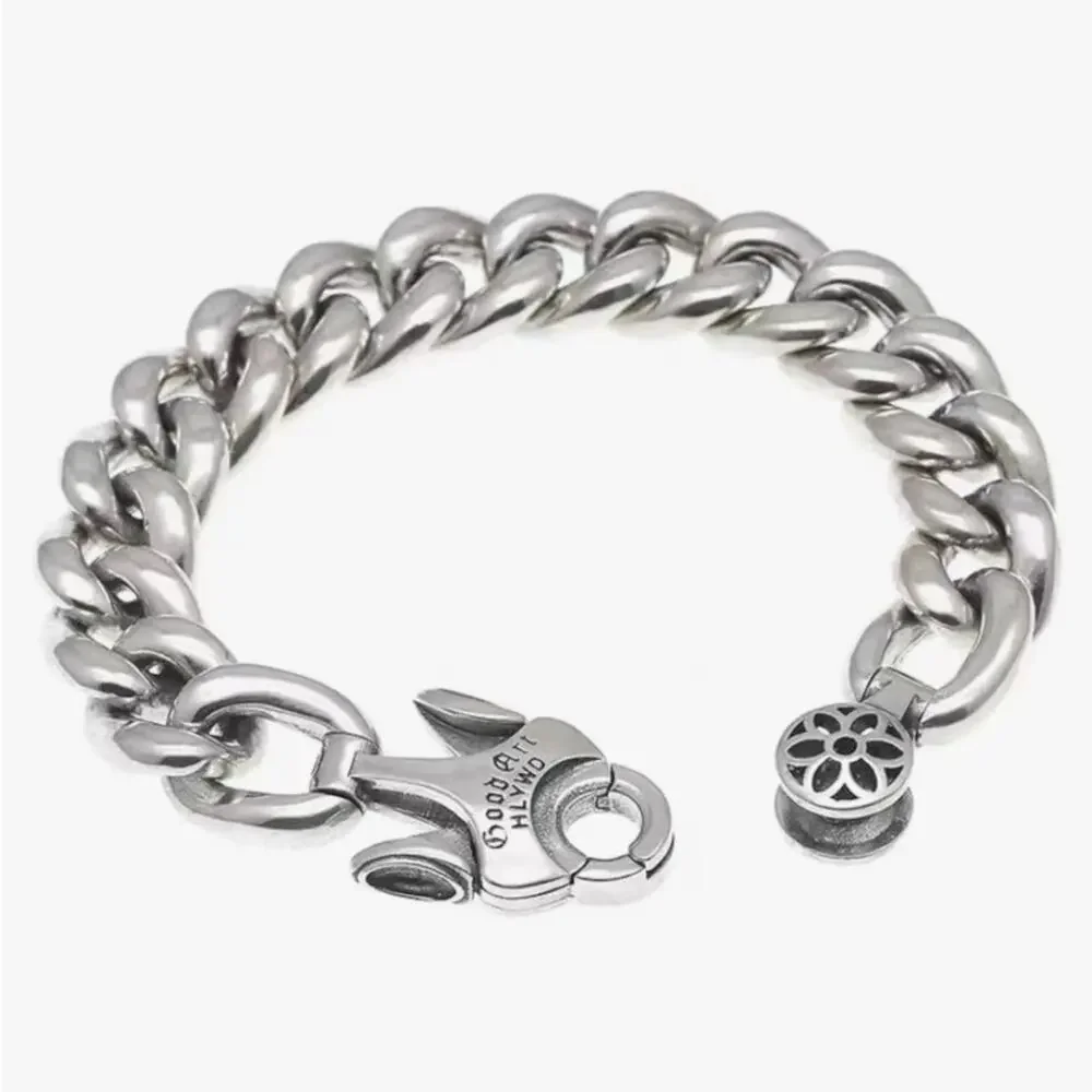 Stainless Steel Cuban Chain Link Bracelet